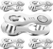 Missing Link 5 Pairs for 11 Speed Chain Master Link for Bicycle Chain Bike Chain Links 11 Speed Bike Chain Master Link Quick Link Bike Parts Bicycle Parts Mountain Bike Parts Chain Connector Link