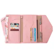 Travel Wallet Passport Holder Woman Wallet,Pink
