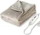 Cozy Electric Heated Blanket Throw, 3 Heat Levels, 50"x60", Machine Washable