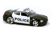 Tracksters Series #1 2006 Dodge Charger R/T - Police 1:64 Die-Cast LE005