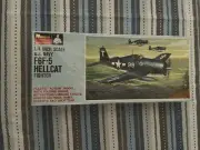 Vintage 1967 MONOGRAM F6F-5 HELLCAT FIGHTER MODEL AIRPLANE KIT NEW Sealed