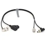 Transmission Power Cable D-Tap to Right Angle Locking DC2.5 + SDI for SamHD 702