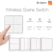 TUYA 1/2/3/4 Gang ZigBee Smart Switch Smart Life Wireless Remote Scene Wall Swit
