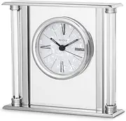 [Bulova] The B2454 The Pearl Tabletop Clock, Mirror Polished Silver