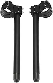 Handlebar Riser Handlebar risers kit 35mm/37mm/38mm/39mm/41mm/43mm/45mm/48mm/50mm/51mm Forks 2 X Handlebars Aluminum Motorcycle CNC Clip-ons Grip(914Black 38mm)