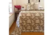 Cottage Garden Quilted Bedspread | 220x270cm Cotton Quilt