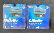 Gillette ProGlide Chill Razor Blade Refills – 4 Cartridges (2 Packs) – NEW