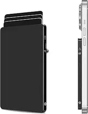 MPVWALT Magnetic Card Holder Wallet for Magsafe Wallet, Adhesive Card Holders, Credit Card Wallets for Phone,Pop Up Wallet, Metal Wallet Card Holder Compatible with iPhone 16/15/14/13 Series, Basic