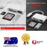 Type C Adapter TF CF SD Memory Card Reader USB C Card Adapter For Macbook Huawei