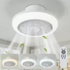 Ceiling Fans with Lights, Reversible Fan Light with Remote Control 6 Speed 3 Col