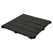 Multy Home MT5100057 Deck and Balcony Tile, 12 by 12-Inch, Slate, Set of 6