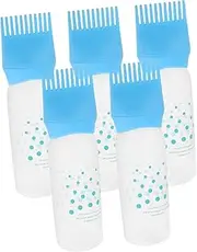Mini Hair Bottle Applicator Hair Dye Mixing Bottles Comb Versatile for Home Salon