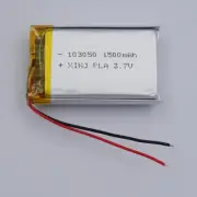 3.7v 1500mah 5.55Wh Li Battery 103050 Li-po For GPS Car Camera Dashcam PSP LED