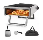 Pizza Oven, 12" Pizza Oven Outdoor, Gas Pizza Ovens for Outside, Camping, Ide...