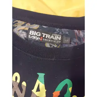 [傻多小舖] Big Train 大列車 日本風 鬼頭 赤鬼 青鬼 小王 刺繡 短袖上衣 墨達人
