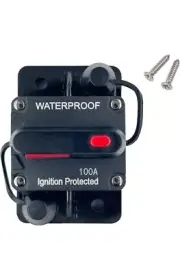 Waterproof 100Amp Circuit Breaker Electronic with Manual Reset Switch 12V-48V DC