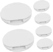 HOMSFOU 8pcs Punch Adhesive Power Strip Holder Wall Mount Storage for Power Strips Routers and Adapters Durable Thickened No Tools Required Self Adhesive Design