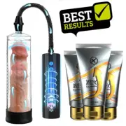 Penis Pump Power Vacuum Adult Men Big Dick Stretcher Male Enlarger Enhancement U