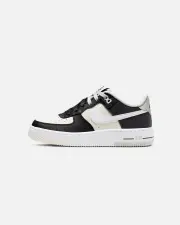 [Nike] Nike Kids' Air Force 1 Lv8 1 (Gs) Black/silver - Size 6Y 6Y Black/Silver