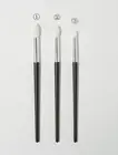 Miniature Model Paint Brushes Drybrush Set 3pcs for Effect, Professional Dry
