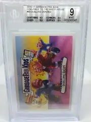 2016-17 Garbage Pail Kids Dueling Don Donald Trump BGS 9 MINT Sticker 363 Made