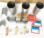 for KUBOTA Overhaul kit D1105 Piston Liner Complete Gasket kit Main conrod Bearing + Oil Pump Diesel Engine Parts