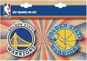 Pro Specialties Group Golden State Warriors Lapel Pins Back 2 Future, NBA B2F Gifts and Merchandise