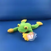 *NEW VERY NICE 1997 Ty Beanie Baby Smoochy Frog Rare 4039 error ? Plush Plushie