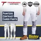 Bisley Mens Painters Contract Cargo Work Pants (BPC6422) 72-132 RRP$97.95