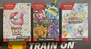 Prismatic Evolutions Paldean Fates Scarlet & Violet 151 Booster Bundle SET OF 3