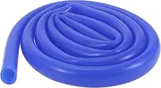 X AUTOHAUX Silicone Vacuum Tubing Hose 130PSI Max Pressure High Temperature Automotive Vacuum Line Blue 1 Pcs 6.6Ft 11/16" 18mm ID 3mm Thickness