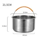 Stainless Steel Rice Cooker Steamer Insert Convenient Steaming Foot Basket