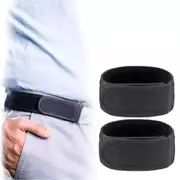 2Pcs Unisex No Buckle Elastic Belt Fits 1.5 Inch Belt Loops