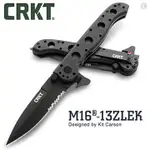 【電筒魔】特價品 全新 公司貨 CRKT M16-13ZLEK 黑色戰術 折刀 #M16-13ZLEK