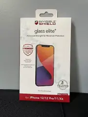 Zagg Invisible Shield Glass Elite + iPhone 12/12 Pro/11/Xr