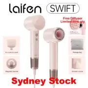 Laifen Swift LF03 Premium Hair Dryer - Pink Gold Deluxe 5 Piece + Diffuser Set