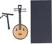 14cm Chinese Zhongruan Model 1:4 Ratio Comfortable Grip National Traditional Classical Style Stringed Instruments Toys