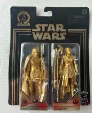 Star Wars Skywalker Saga Gold Edition 3.75" Kylo Ren & Rey Action Figure Set NEW
