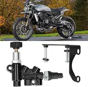 Brilluxa Auto Brake Proportion Valve 260‑13190 Fit for Wilwood Style with Adjustable Knob Complete Mounting Bracket Kit Proportioning Valve, Black