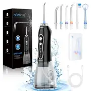 H2ofloss Water Dental Flosser, Portable Oral Irrigator, 5 Modes, 300ml Tank