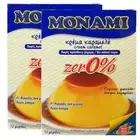 MONAMI Cream Caramel Mix & Caramel Syrup Zero% No Added Sugar - 2 Packs of 110g
