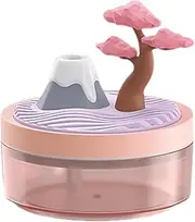 Portable Humidifier, Mist Humidifiers with Landscape Decoration, Auto Shut-Off, Quiet Table Humidifier for Bedroom Car, Cool Mist Humidifier