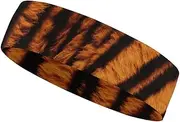 [YKLBV] Moisture Wicking Headbands for Men and Women Teal and Gold Marble Sports Sweatband for Tennis Basketball Running Gym Working Out