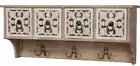 Maoname Coat Rack Rustic Farmhouse 4 draws, 3 double hooks New in Original Box