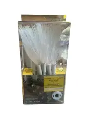 ASHLAND COLOR CHANGING FIBER OPTIC STRING LIGHTS TIMER BATTERY 4.5 FT 10 LIGHTS