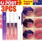 3PCS Long lasting Tattoo Lip Gloss Magic Color Peel Off Mask Tint Waterproof