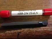 New 1/4" Solid Carbide Boring Bar ABB-254 TiAlN .245" Minimum Bore