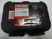 Craftsman 1/4" Drive Standard SAE Sockets Ratchet Extension Set USA NIB 34860