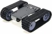 Premium RC Robot Tank Car Chassis, Remote Control Robotic Model with DC Motor Kit, Smart Tracked Crawler Platform for Raspberry pi & Arduino DIY Programmable Code Learning Assemble Steam Toy