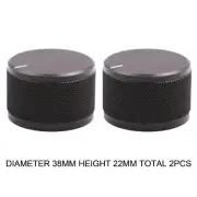 2PCS 38X22mm Knob Potentiometer Volume Control HIFI Solid Knob Volume Amplifier